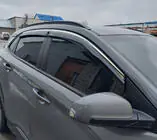 Hyundai Kona 2017-2023 Windabweiser mit Chromleiste (4 Stk, Niken) Foto 1