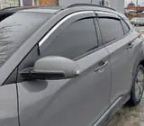 Hyundai Kona 2017-2023 Windabweiser mit Chromleiste (4 Stk, Niken) Foto 2