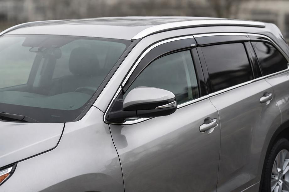 Toyota Highlander 2013-2019 Windabweiser mit Chromleiste (4 Stk, Niken) Image