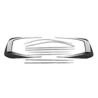Chrom Fensterleisten Design LC300 (Edelstahl) Toyota Land Cruiser 200 2007-2021 Foto 3
