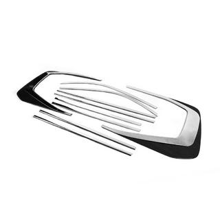 Chrom Fensterleisten Design LC300 (Edelstahl) Toyota Land Cruiser 200 2007-2021 Foto 4