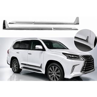 F-Sport Türleisten Weiß+Chrom (4 Stk, ABS) Foto 1