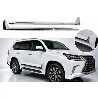 F-Sport Türleisten Weiß+Chrom (4 Stk, ABS)
