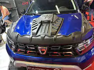 Dacia Duster 2018-2024 Motorhaubenabdeckung Set DRAGON (3 Stk) Foto 3