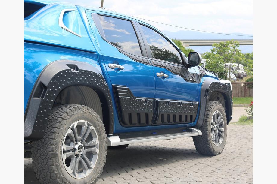 Mitsubishi L200 2015-2024 Türleisten EuroCap (6 Stk, ABS) Foto 5
