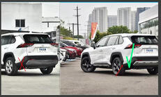 Toyota Rav 4 2019–2025 Premium Schmutzfänger 2022+ (Langer Radlauf, 4 Stk) Foto 2