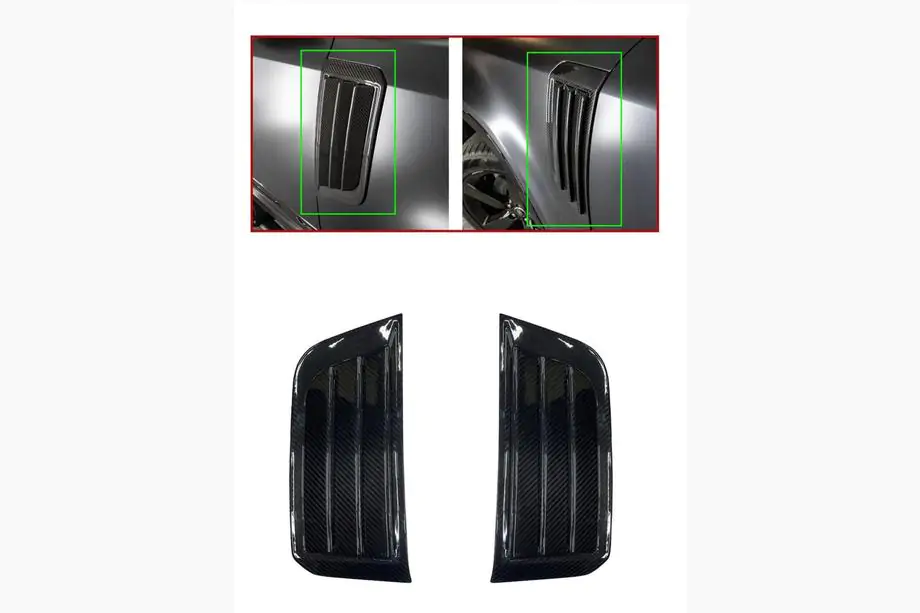 Land Rover Defender 2019- Carbon Lüftungseinsätze für Kotflügel (2 Stk) Image