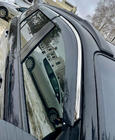 Hyundai Santa Fe 2 2006-2012 Windabweiser mit Chromleiste (4 Stk, Niken) Foto 4