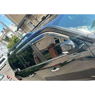 Windabweiser mit Chromleiste (4 Stk, Niken) Lexus LX570/450d 2008-2022 Foto 3