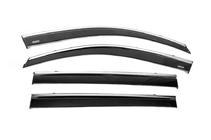 Toyota Highlander 2008-2013 Windabweiser mit Chromleiste (4 Stk, Niken) Foto 3