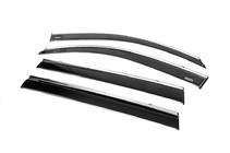 Toyota Highlander 2008-2013 Windabweiser mit Chromleiste (4 Stk, Niken) Foto 8