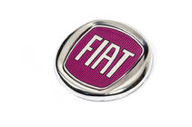 Fiat Emblem (rot V2, selbstklebend) 95 mm Foto 2