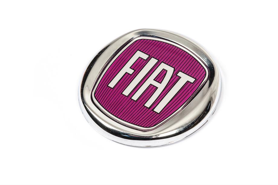 Fiat Emblem (rot V2, selbstklebend) Foto 2
