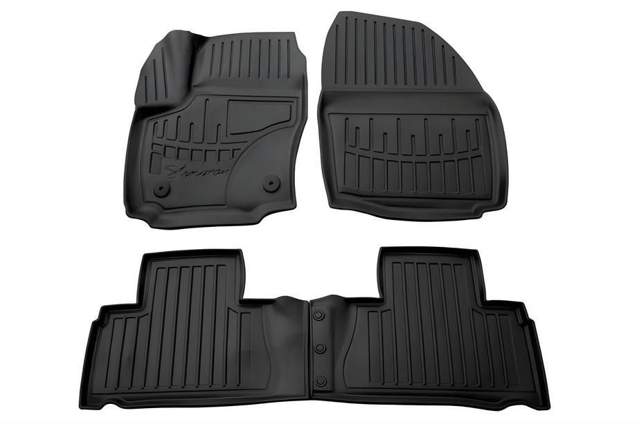 Ford S-Max 2007-2014 Gummimatten Stingray 3D (2011-2014, 4 Stk, Polyurethan, Clip FC2) Image