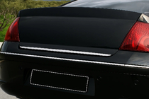 Peugeot 407 2004-2011 Kofferraumleiste Edelstahl OmsaLine - Italienischer Edelstahl Foto 1