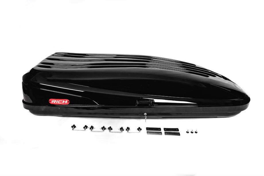 SALE! Dachbox RICH schwarz glanz (500 L, BESCHÄDIGT) Image
