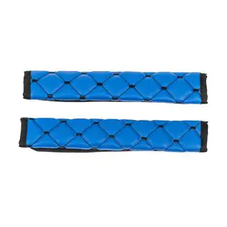 Sicherheitsgurtpolster ECO (2 Stk, Blau mit schwarzer Naht) Foto 3