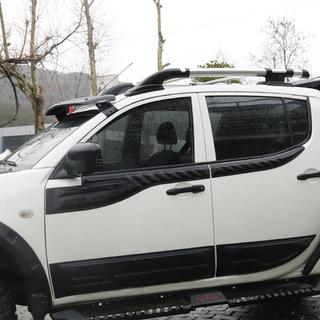 Obere Türleisten (4 Stk, ABS) Mitsubishi L200 2006-2015 Foto 2