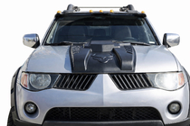 Mitsubishi L200 2006-2015 Motorhaubenaufsatz V2 (ABS) Foto 2