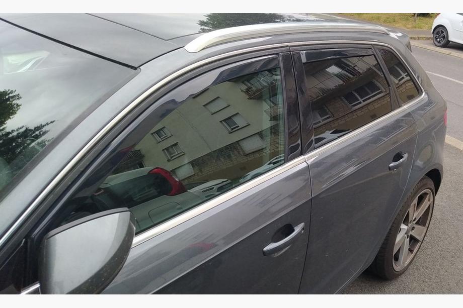 Audi A3 2012-2020 Windabweiser zum Einstecken Sportback (Esa, 4 Stk) Image