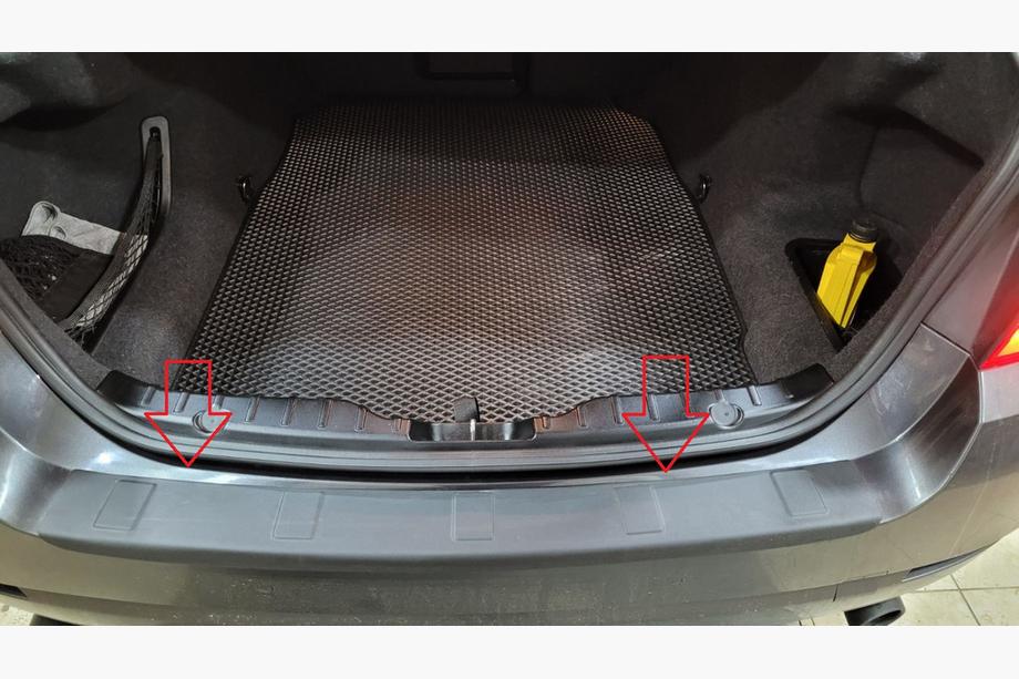 BMW 5 Series F10/F11 2010–2016 Heckstoßstangenabdeckung Esa (Sedan, ABS) Foto 1