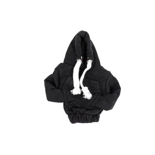 Schaltknaufhülle Hoodie-Style (Schwarz, weiße Kordel) Foto 3