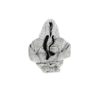 Schaltknauf Abdeckung Hoodie (grau, schwarzes Kordelband) Foto 2