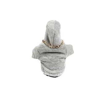 Schaltknauf Abdeckung Hoodie (grau, orange Kordel) Foto 4