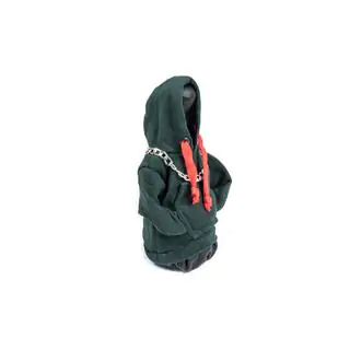 Schaltknauf Abdeckung Hoodie-Stil (grün, rotes Band) Foto 2