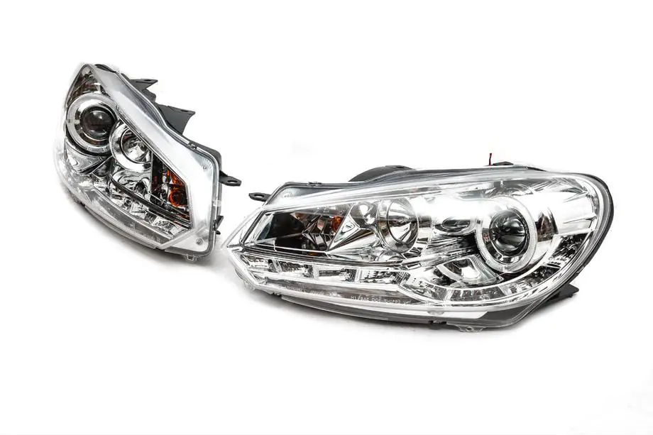 Volkswagen Golf 6 2008-2014 Frontscheinwerfer Silver (2 Stk, LED) Foto 1