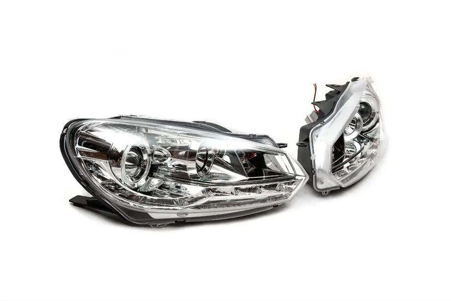 Volkswagen Golf 6 2008-2014 Frontscheinwerfer Silver (2 Stk, LED) Foto 3