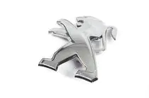 Peugeot 207 2006–2014 Heckemblem 9673873277 (80mm x 70mm) Foto 2