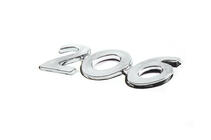 Peugeot 206 1998-2024 Emblem 206 (90mm x 25mm) Foto 2