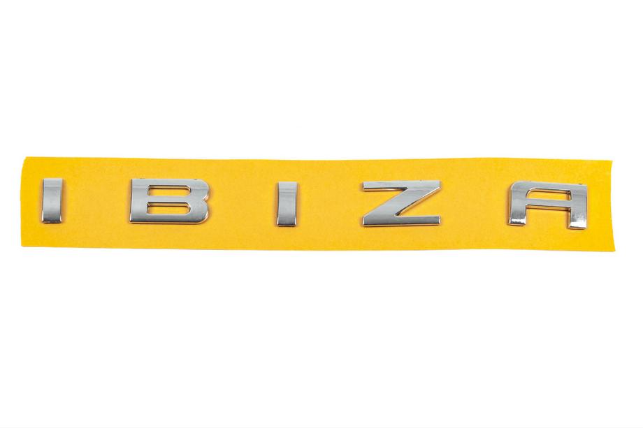 Seat Ibiza 2002-2009 Schriftzug Ibiza 6L6853687A (275mm x 25mm) Image