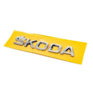Schriftzug Skoda 5JA853687 (155mm x 27mm) Foto 2
