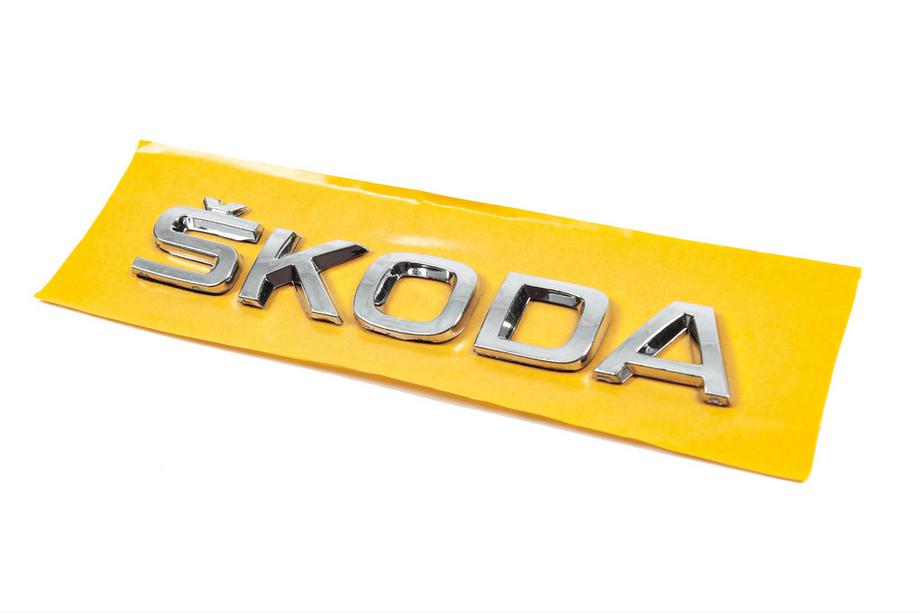 Skoda Schriftzug Skoda 5JA853687 (155mm x 27mm) Foto 2