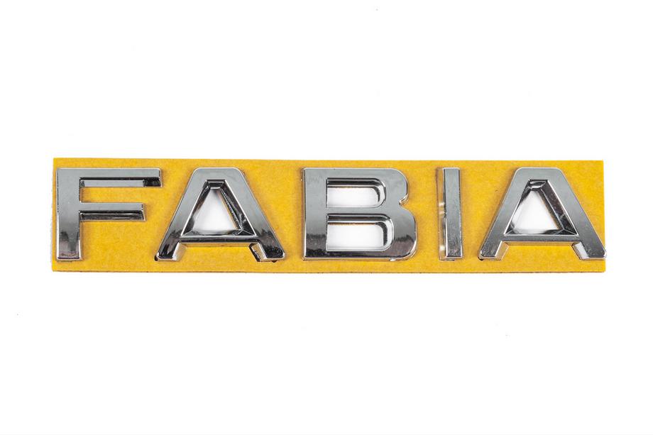 Skoda Fabia 2014-2021 Schriftzug Fabia (130 mm x 22 mm) Image