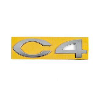 Schriftzug C4 8665.Y4 (108mm x 30mm) Foto 1