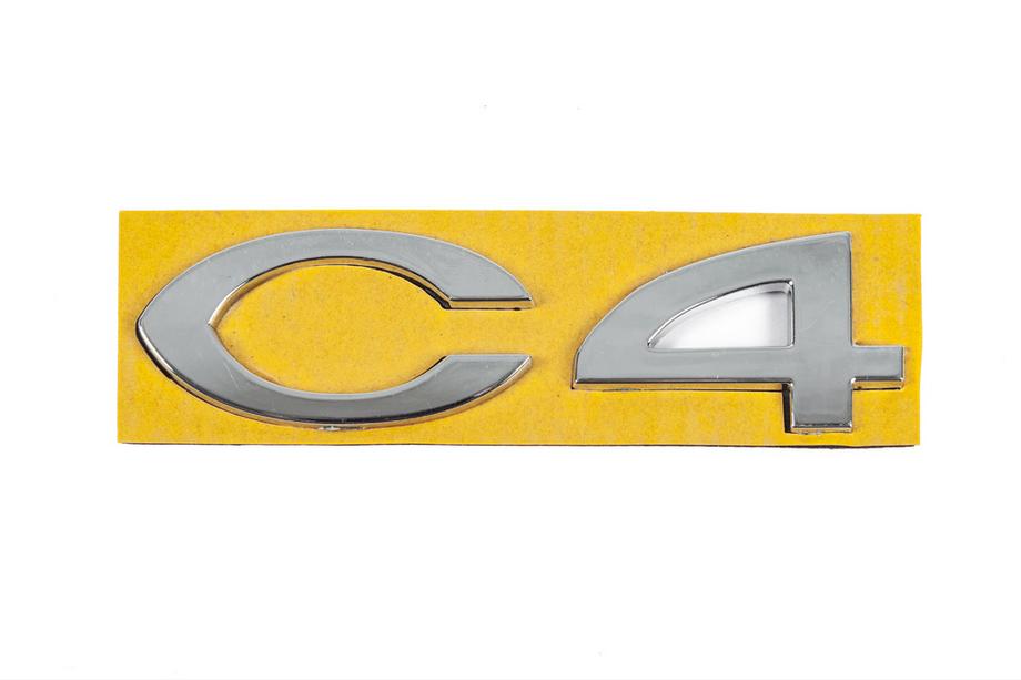 Citroen C-4 2004-2010 Schriftzug C4 8665.Y4 (108mm x 30mm) Foto 1