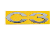Citroen C-3 2009–2016 Schriftzug C3 (113mm x 30mm) Foto 1