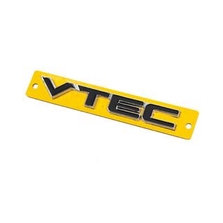 Emblem VTEC schwarz mit Chrom (110mm x 15mm) Foto 2
