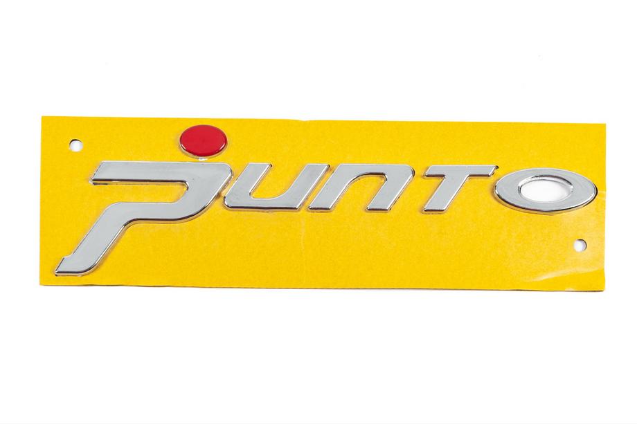 Fiat Punto Grande/EVO 2006-2018 Schriftzug Punto fuer Grande (roter Punkt, 1518b) Image