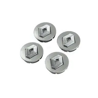 Radnabenkappen grau 5884 (56mm auf 52mm, 4 Stk) Foto 1