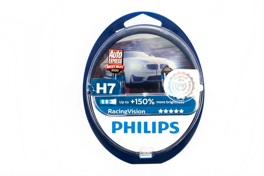 Philips H7 55W 12972RV Racing Vision 150% Scheinwerferlampe Foto 1