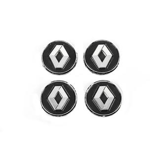 Schwarze Felgendeckel mit Ring 81568 (57mm auf 49mm, 4 Stk) Foto 2