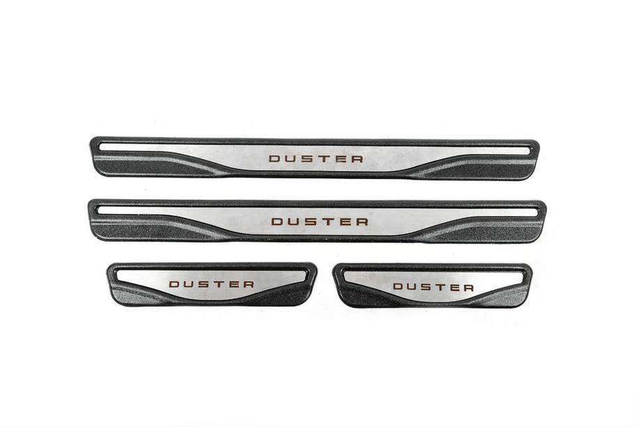Renault Duster 2008–2017 Einstiegsleisten Carmos V4 (4 Stk, Edelstahl) Image
