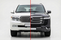 Toyota Land Cruiser 200 2007-2021 Facelift Kit auf LC 300 High-Line (Komplettset) Foto 1