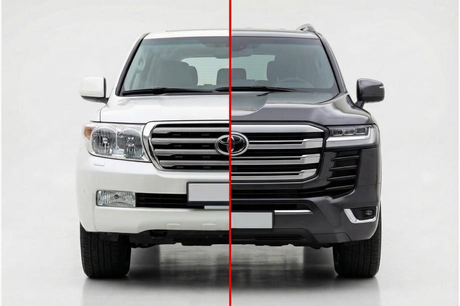 Toyota Land Cruiser 200 2007-2021 Facelift Kit auf LC 300 High-Line (Komplettset) Image