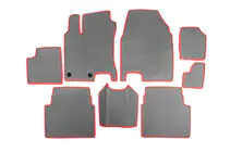 Nissan Qashqai 2010-2014 EVA Fußmatten für +2 (3 Reihen, grau) Foto 1