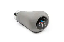 BMW 3 Series E36 1990-2000 Schaltknauf OEM (Kunstleder, grau glatt) Foto 1